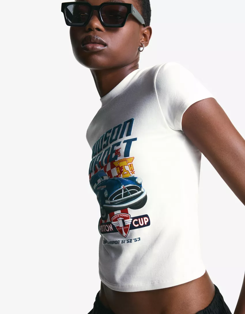 Short sleeve Cars print T-shirt