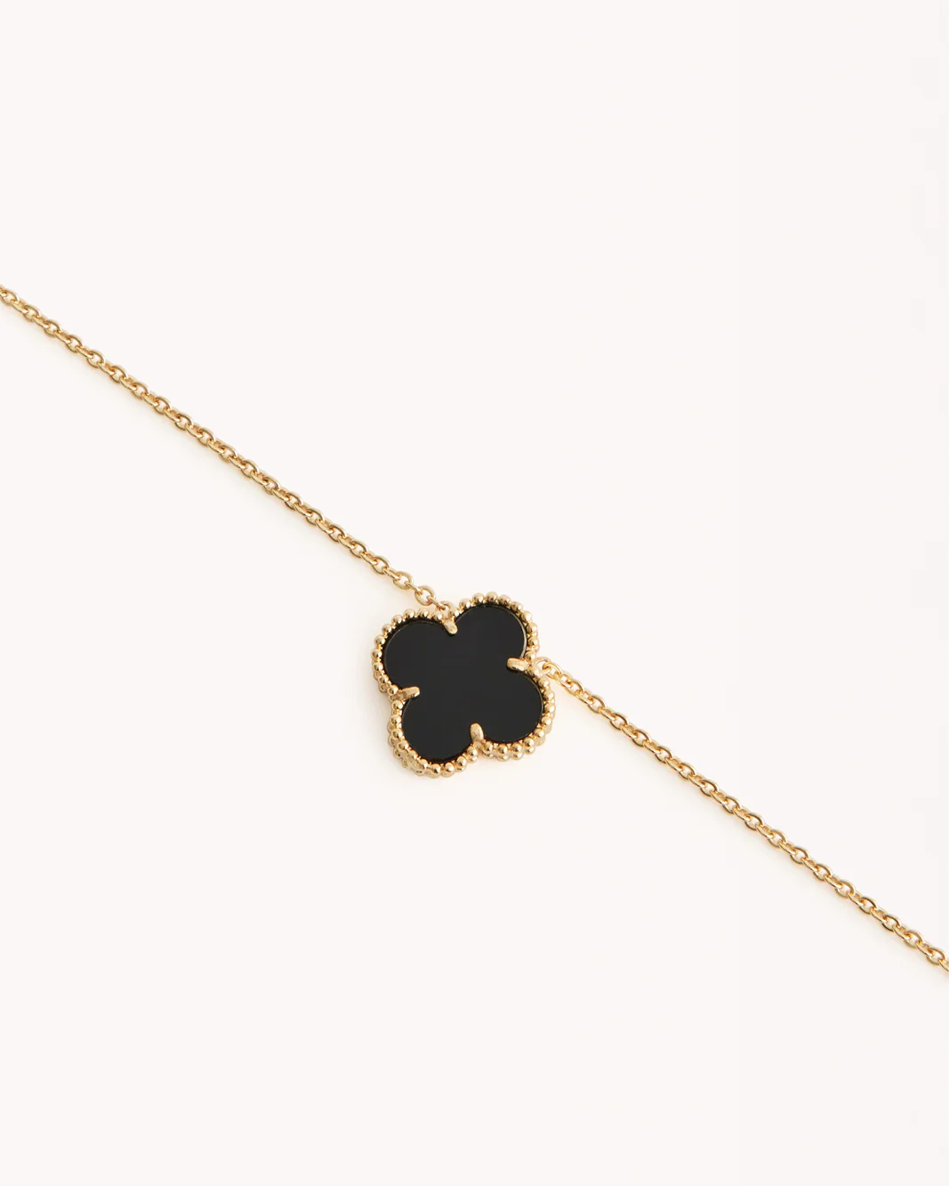 VERENA NECKLACE - BLACK-GOLD