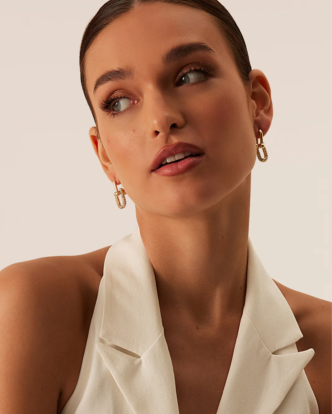 LYANA EARRING - GOLD-DIAMANTE