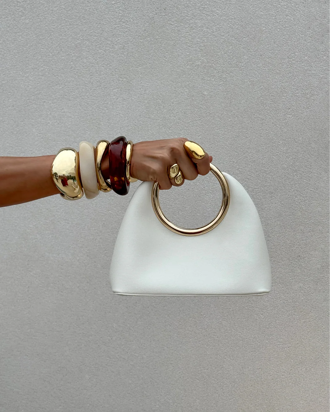 HALLIE BANGLE - GOLD PLATED 18K