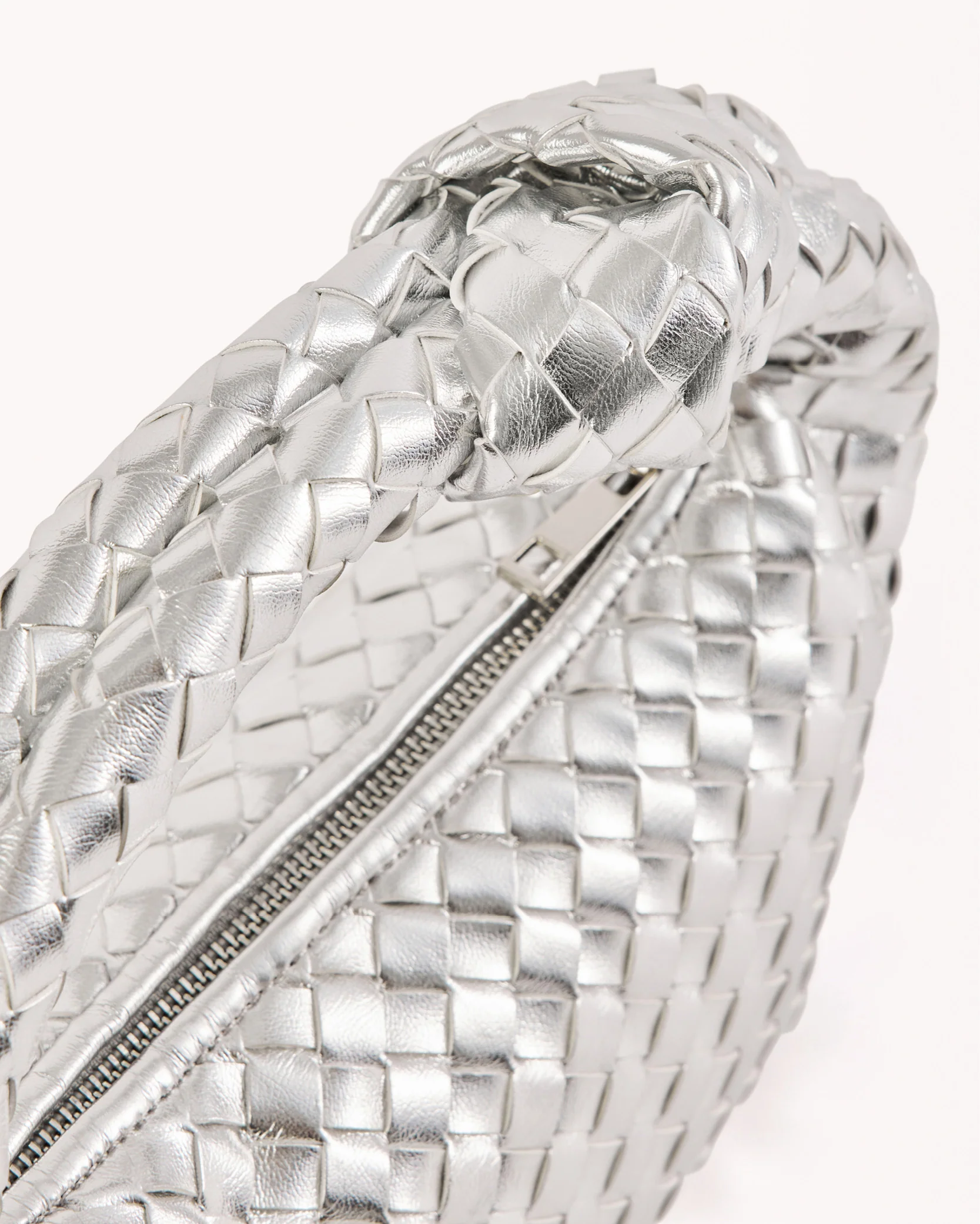 KERI HANDLE BAG - SILVER METALLIC