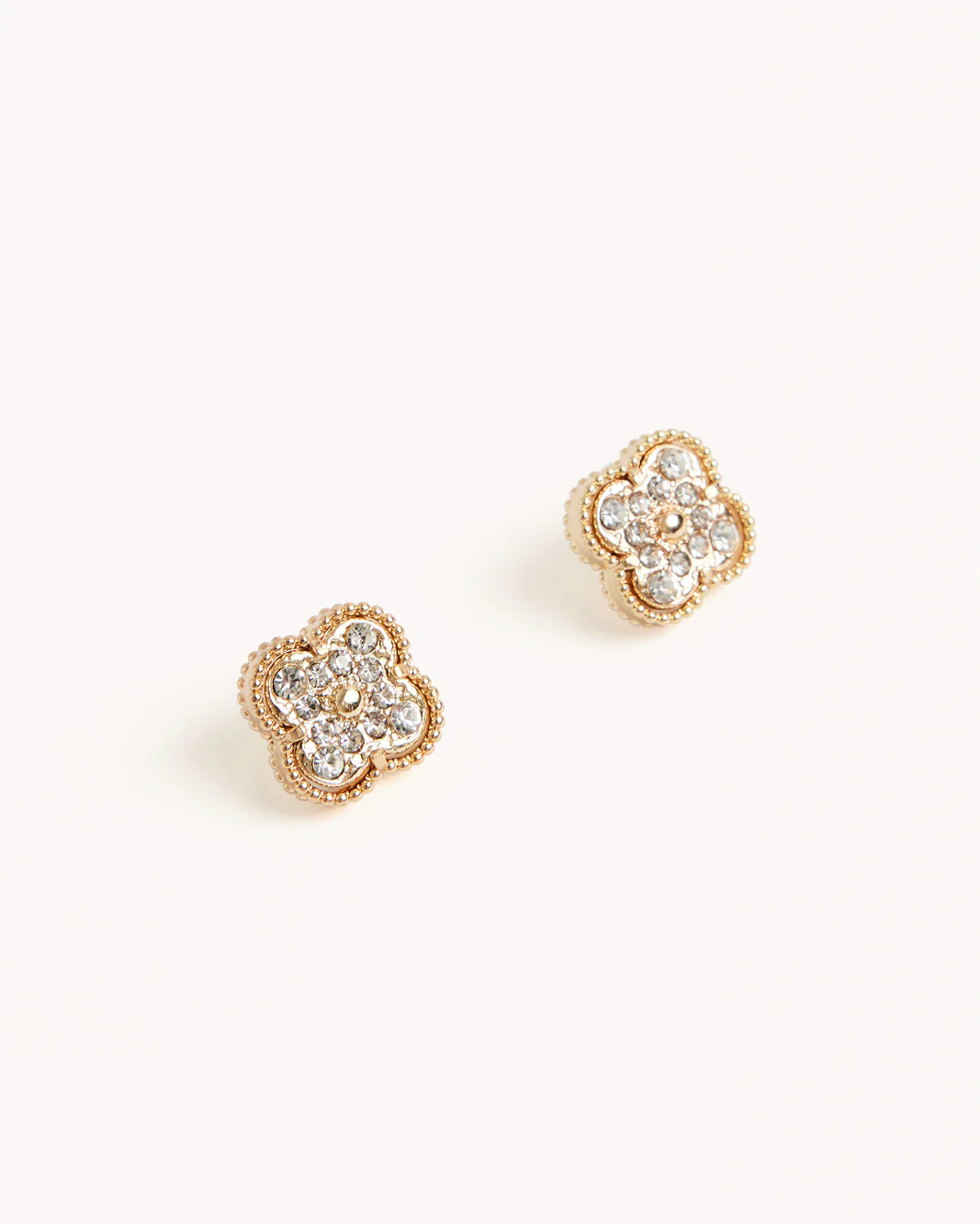 VANESSA EARRINGS - GOLD-DIAMANTE