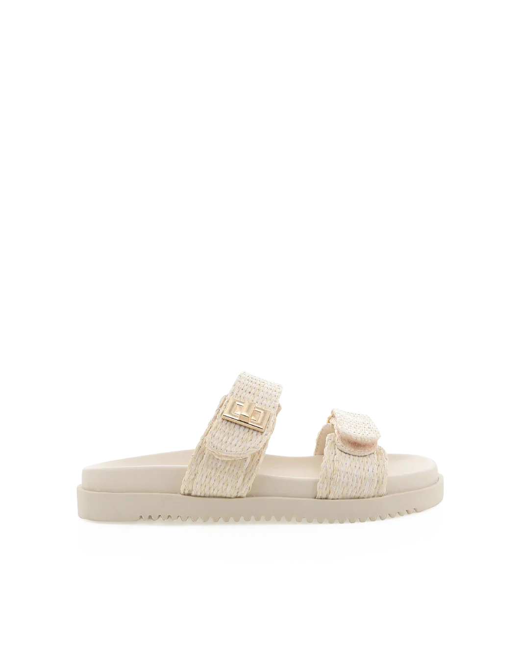 AMYLEE WIDE FIT - NATURAL RAFFIA