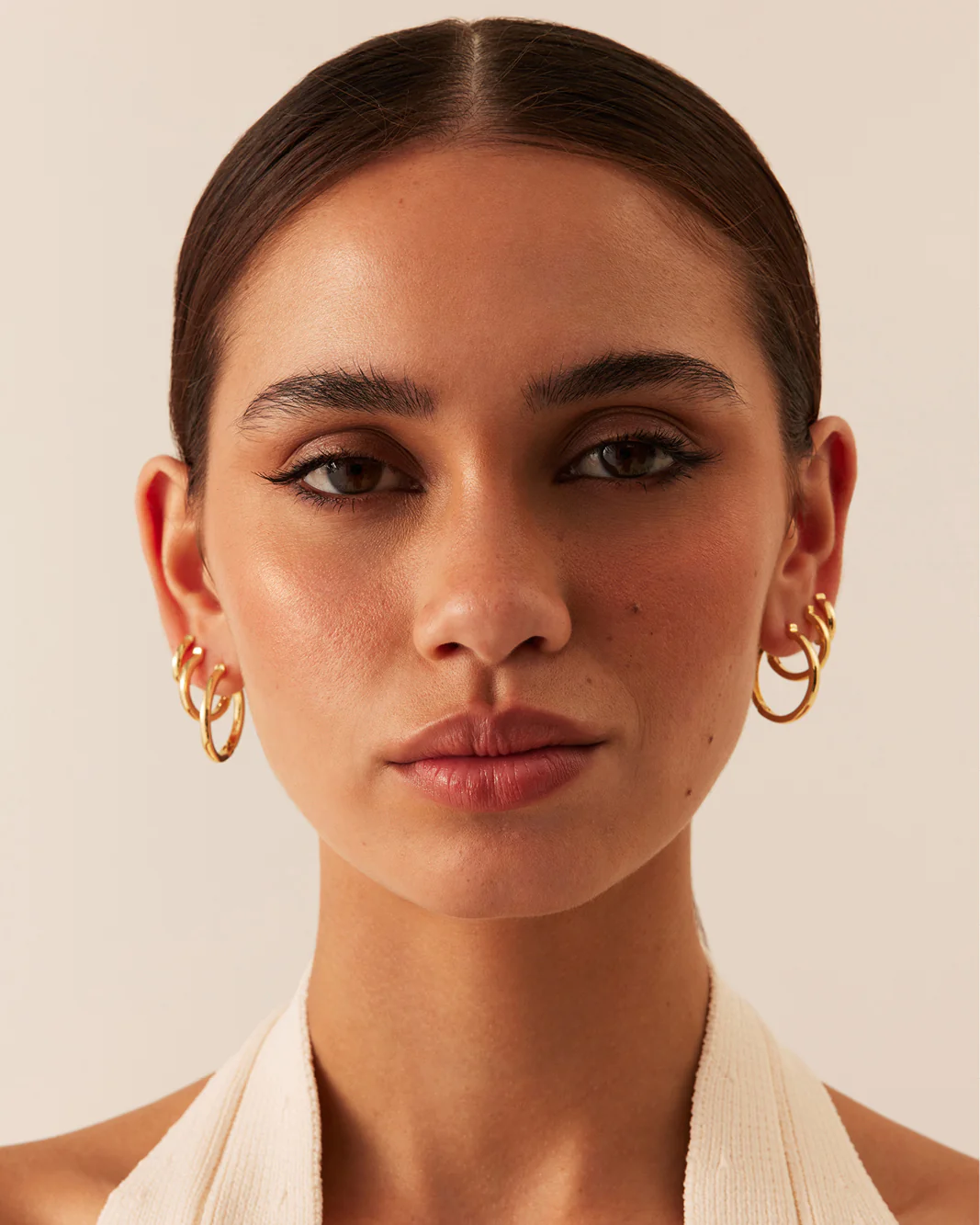 ADELINE EARRING 3 PACK - GOLD PLATED 18K