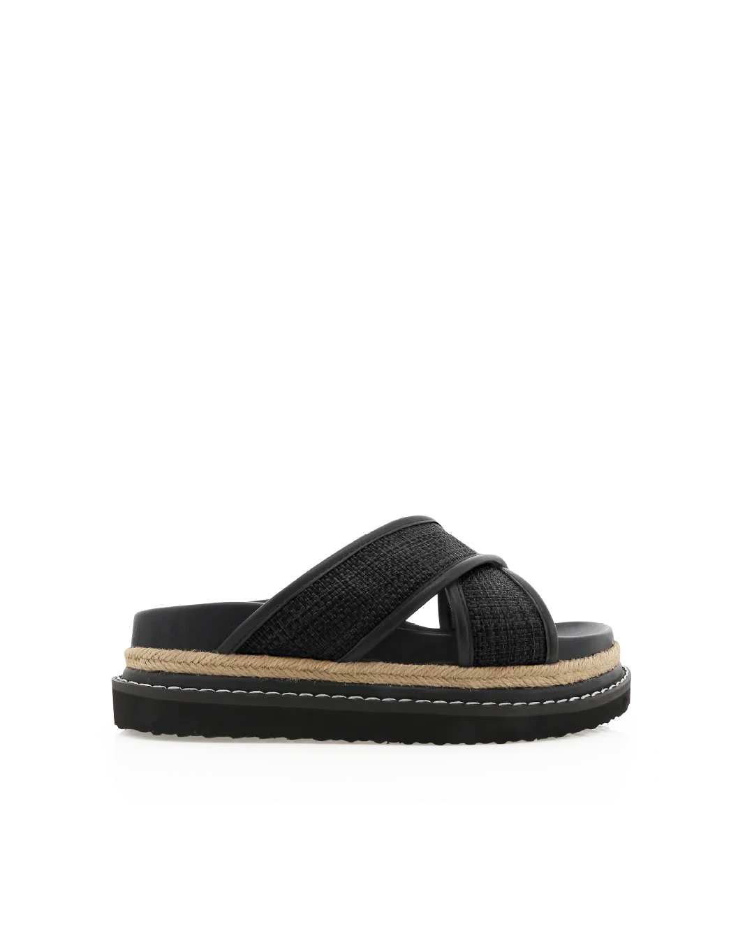 AYSHA - BLACK RAFFIA