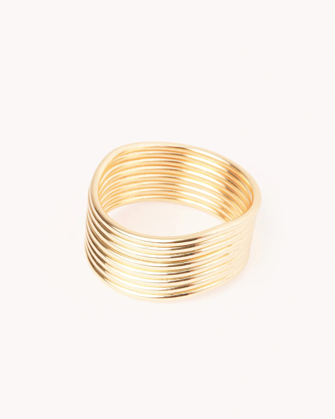 SYLVIE BANGLE - GOLD PLATED 18K