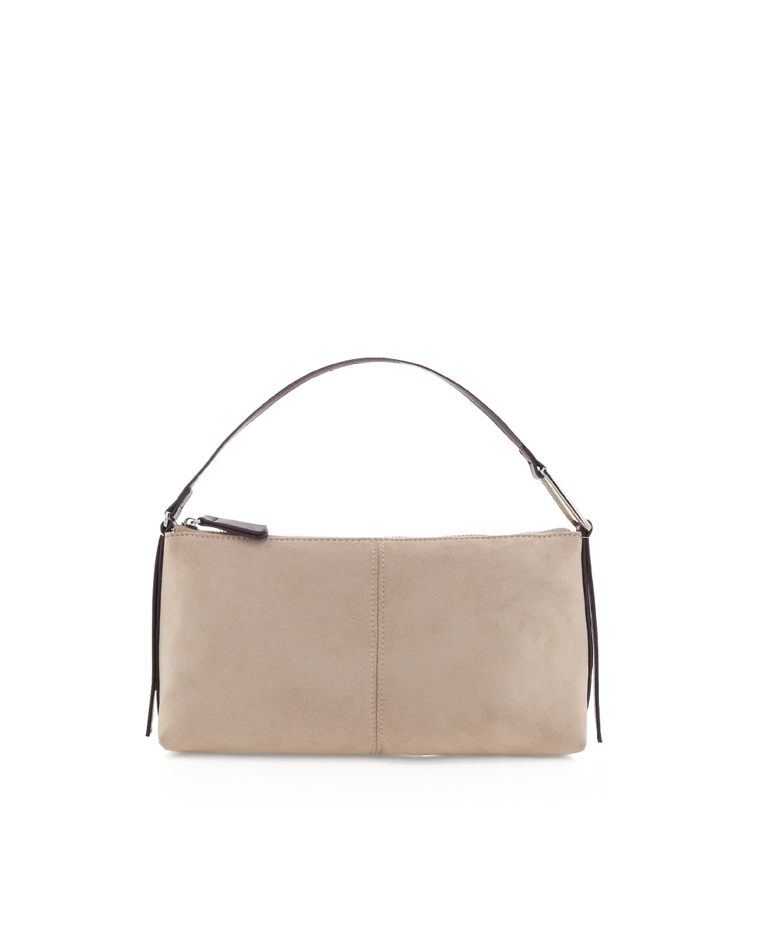 BONNIE SHOULDER BAG - LIGHT BEIGE SUEDE