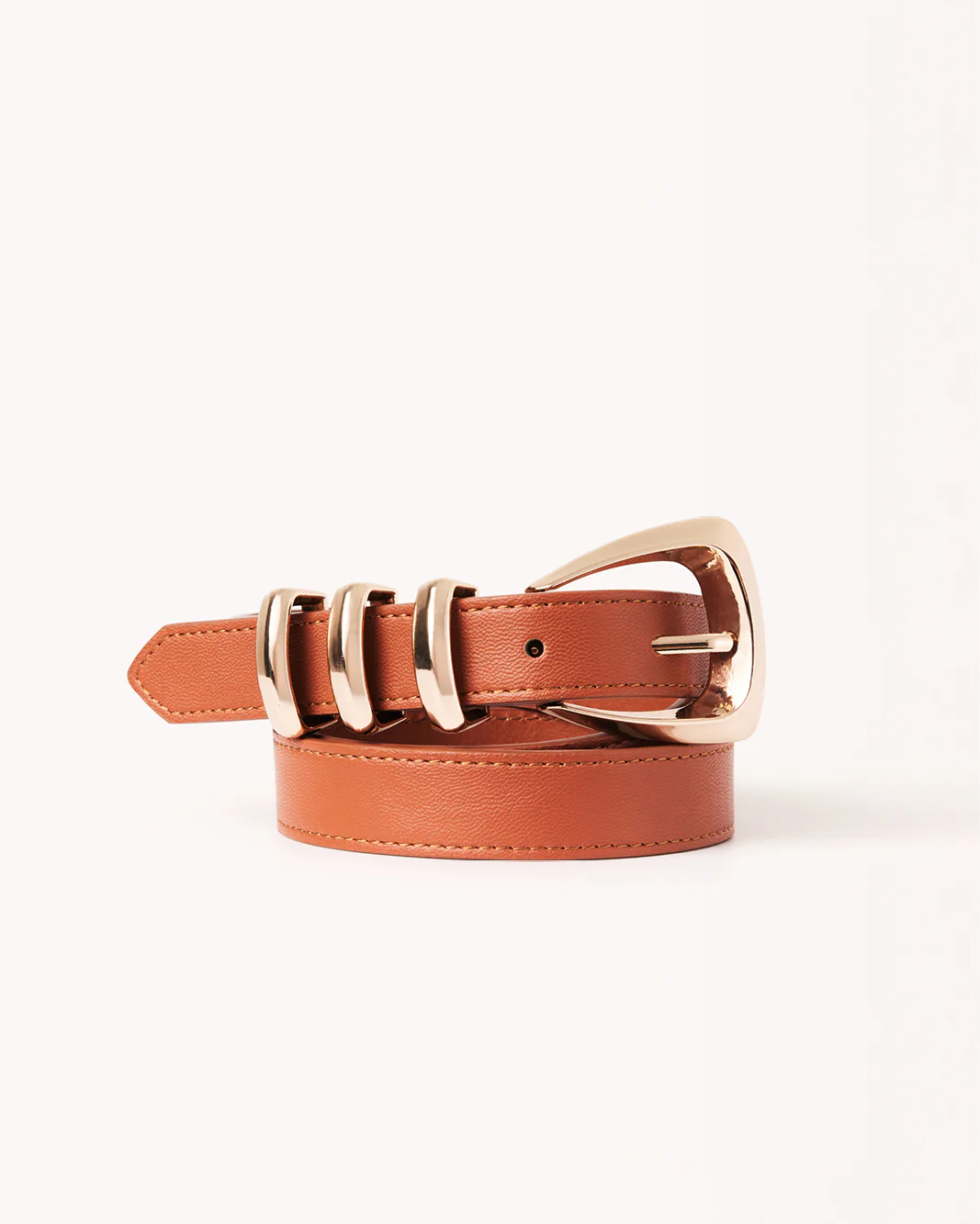 CHARLOTTE BELT - TAN-GOLD