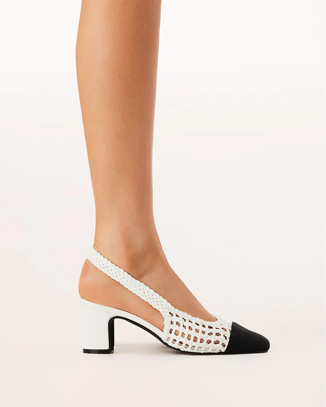 FLORIS - WHITE-BLACK GROSGRAIN