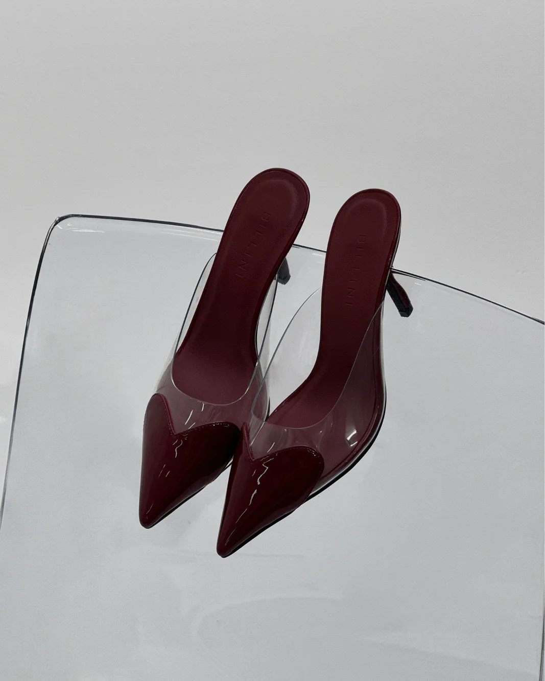 KARESS - CHERRY RED PATENT-CLEAR