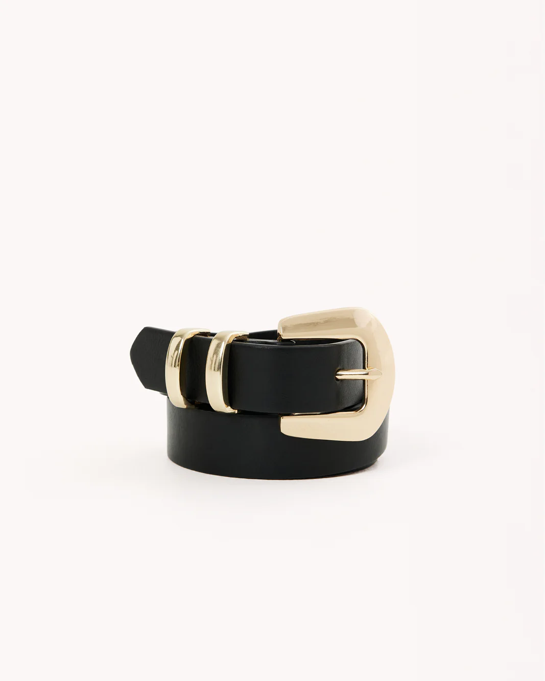 BRIDGET BELT - BLACK-GOLD