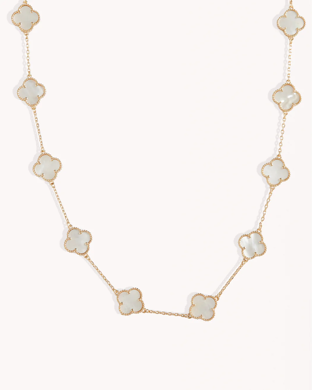 VERONICA NECKLACE - PEARL-GOLD