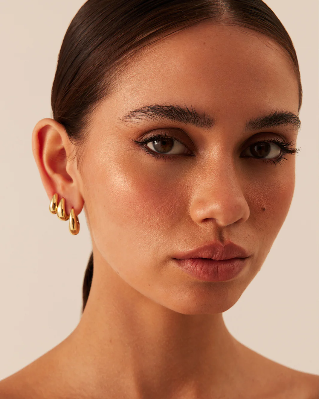 AVENA EARRING 3 PACK - GOLD PLATED 18K
