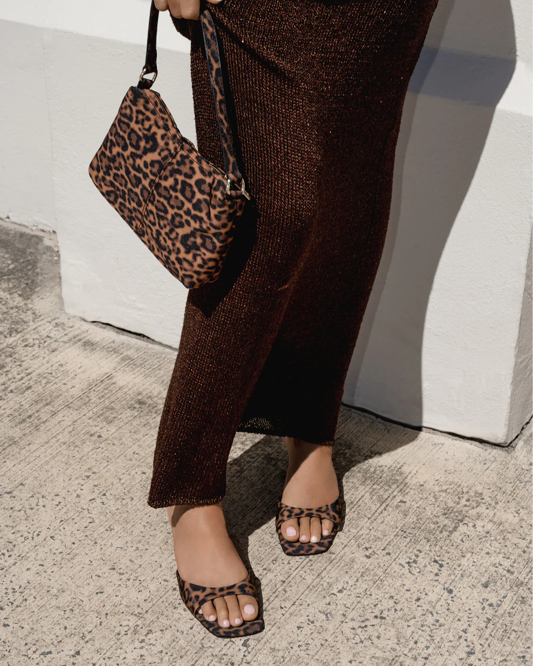 ISLA HANDLE BAG - LEOPARD