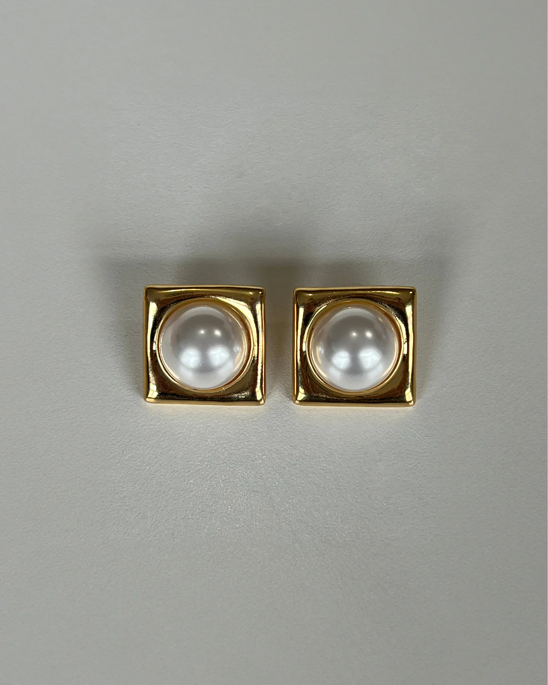 FAYE EARRINGS - GOLD-PEARL