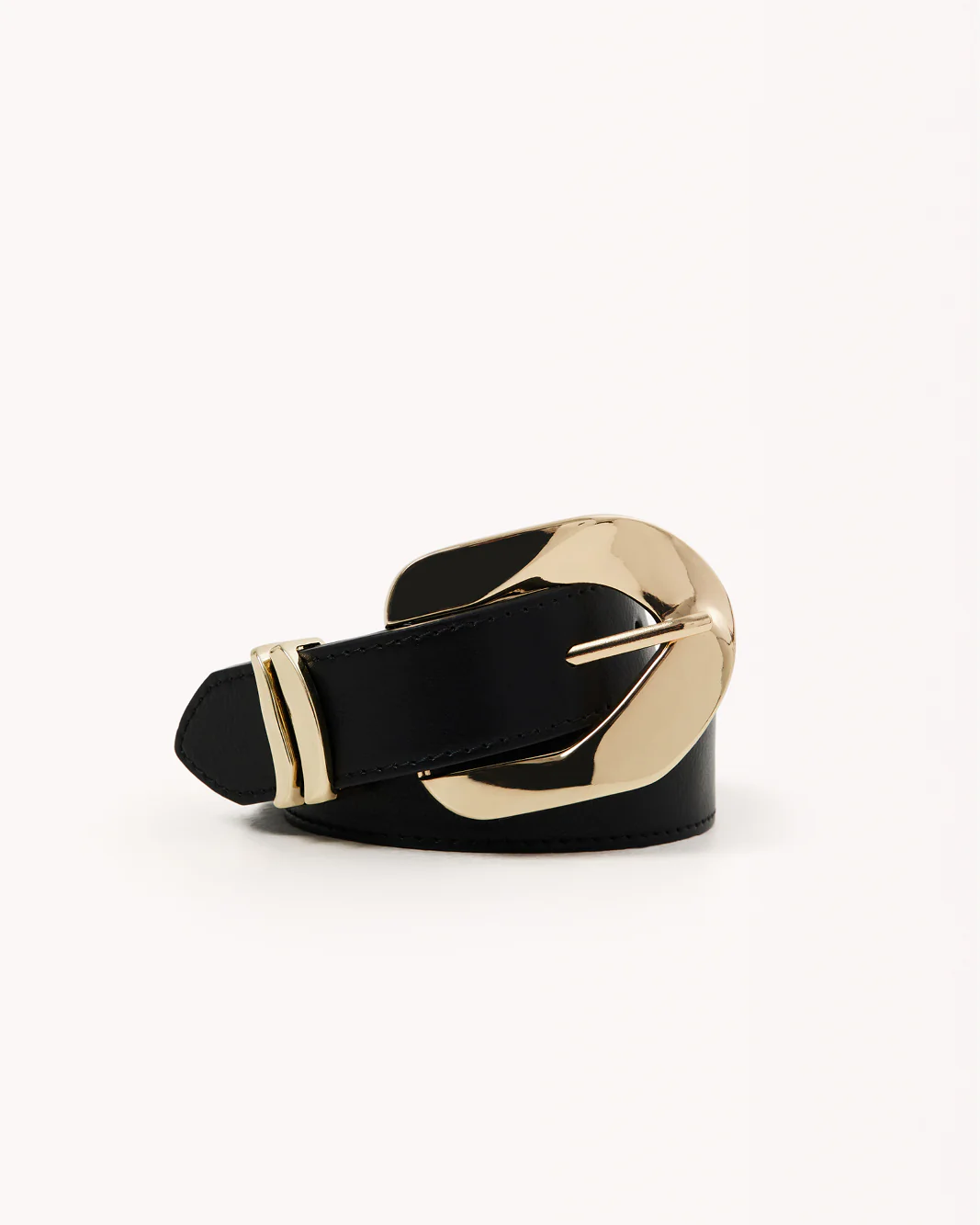 BLAIR BELT - BLACK-GOLD