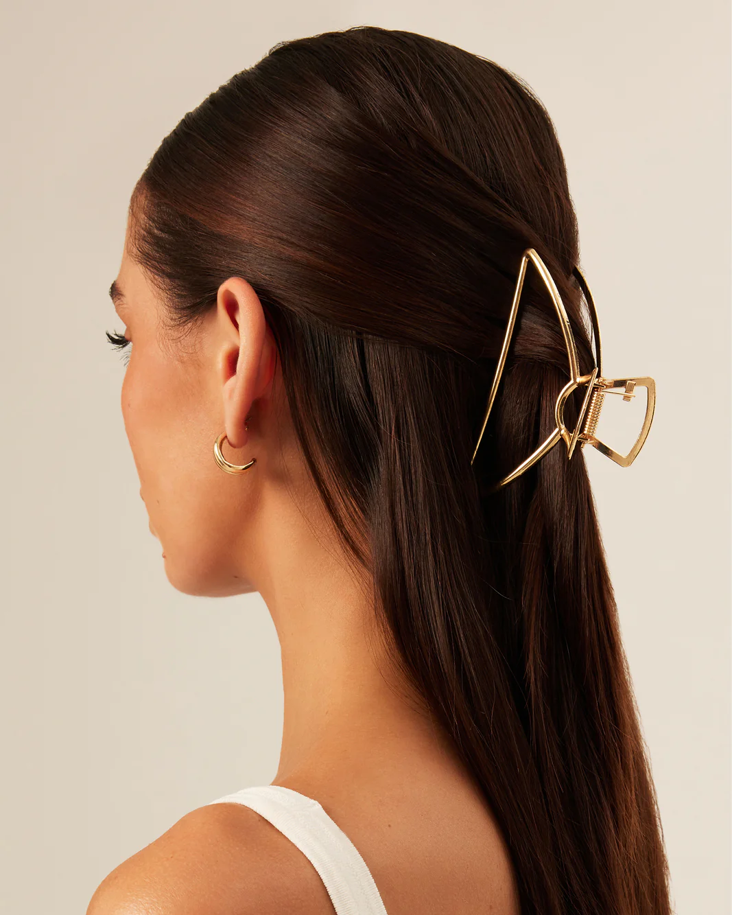 RESIN METAL CLAW CLIP 2 PACK - BLONDE TORT-GOLD