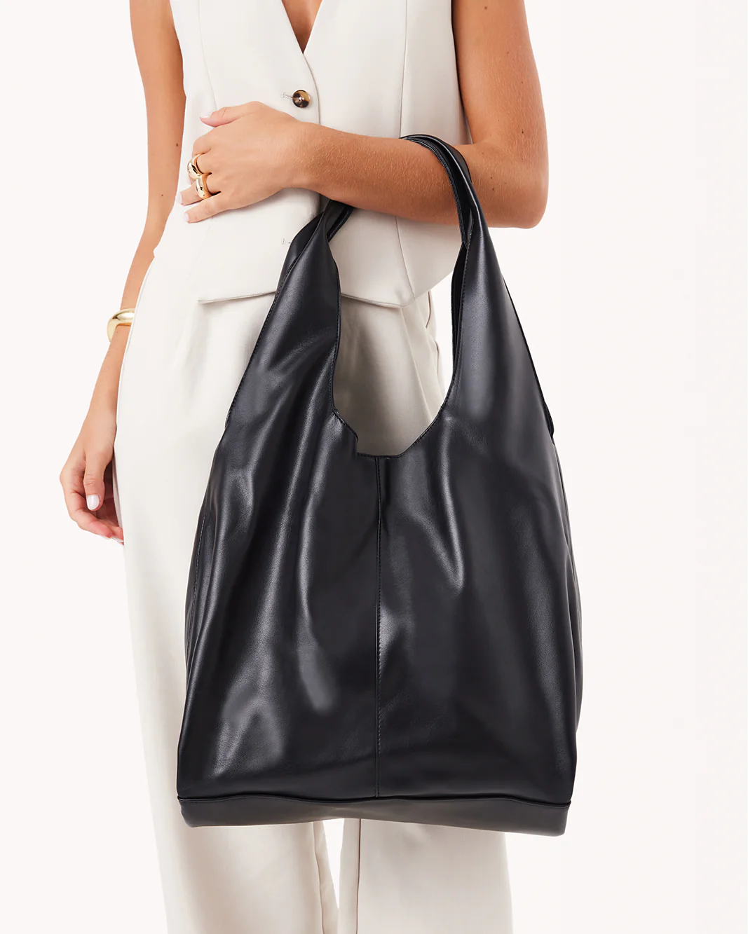 GEMMA SHOULDER BAG - BLACK