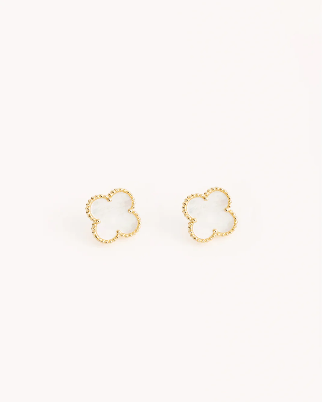 VANESSA EARRINGS - PEARL-GOLD