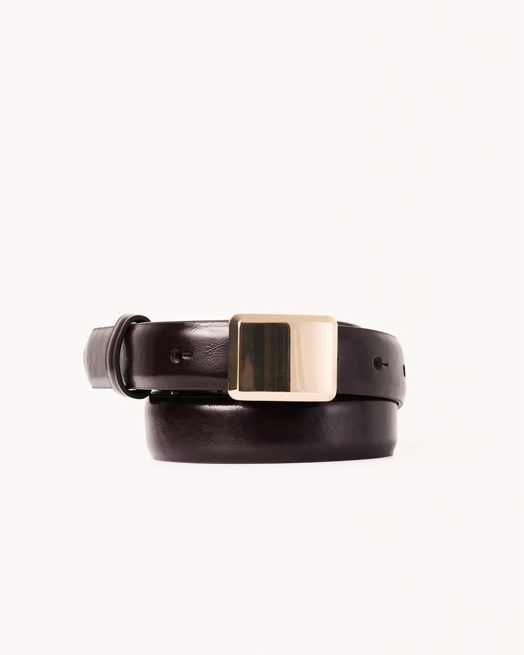 COBY BELT - MERLOT SHINE-GOLD