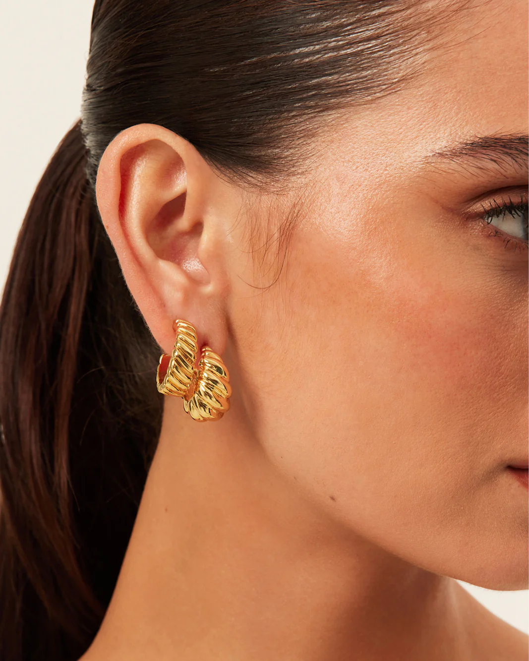 ROCHELLE EARRINGS 2 PACK - GOLD PLATED 18K