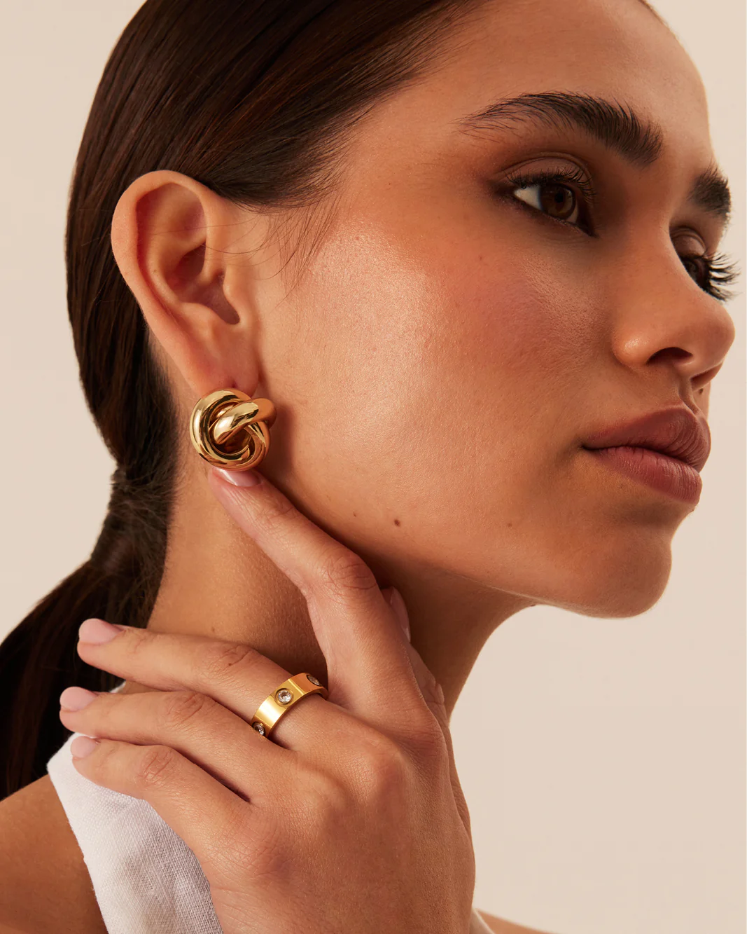 BENLEY RING - GOLD PLATED 18K