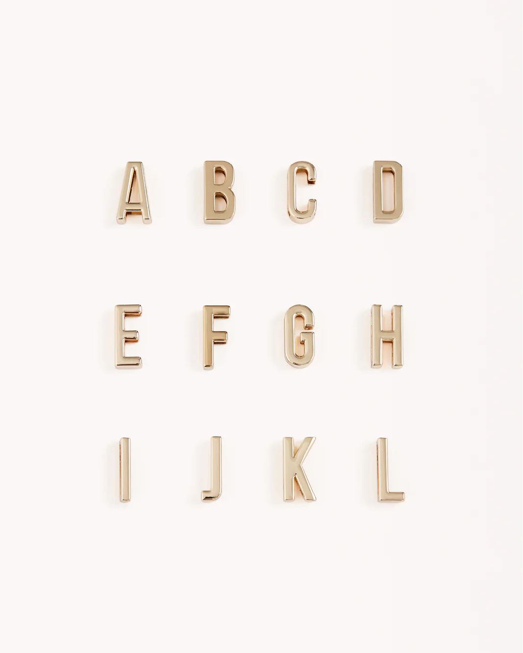 INITIAL CHARMS - GOLD