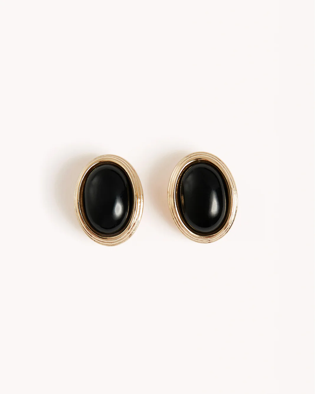 MARILYN EARRINGS - GOLD-BLACK