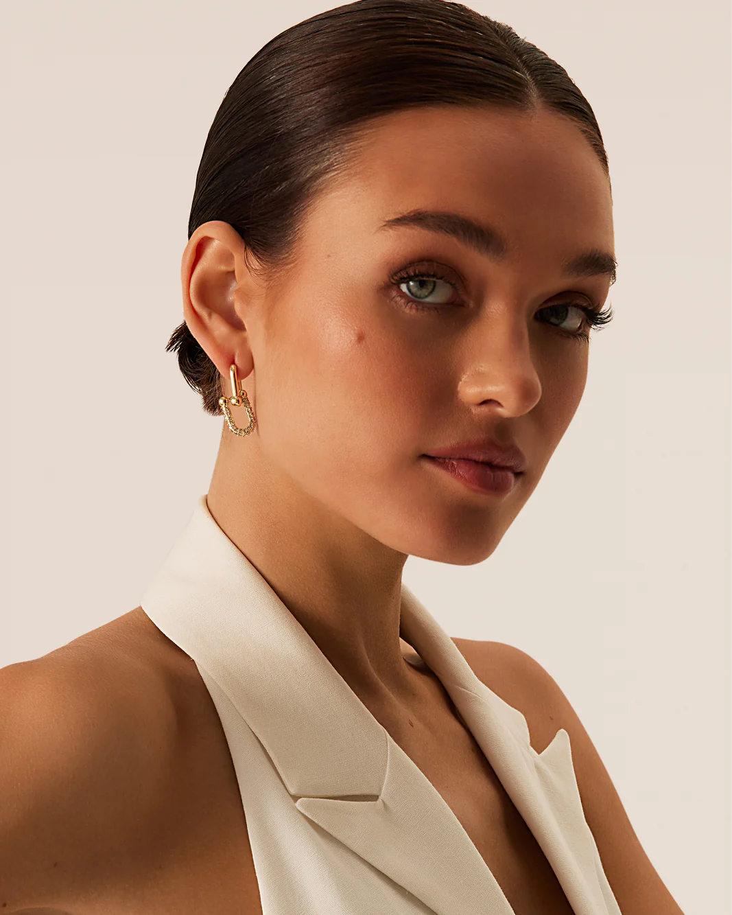 LYANA EARRING - GOLD-DIAMANTE