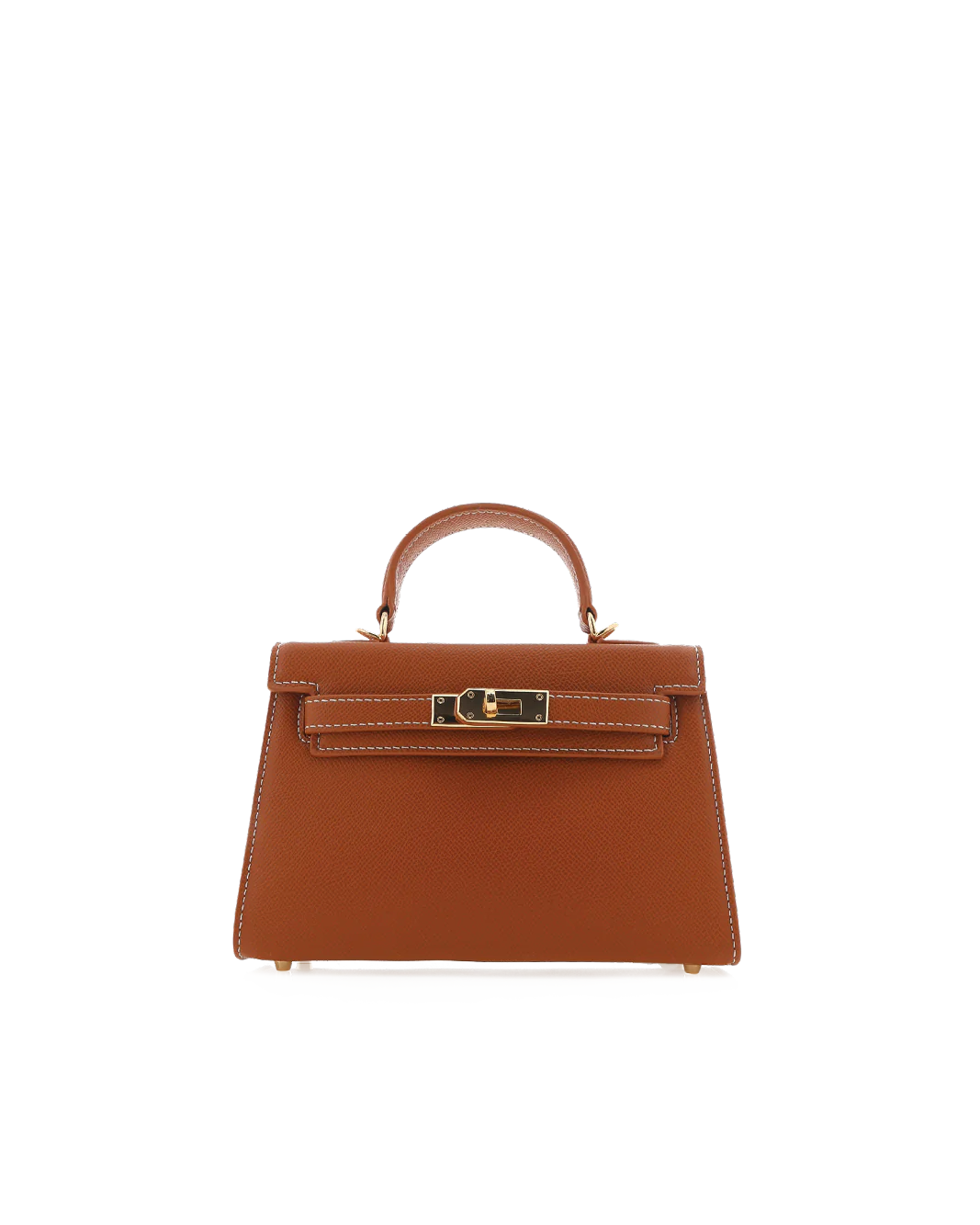 HARIETTE HANDLE BAG - TAN