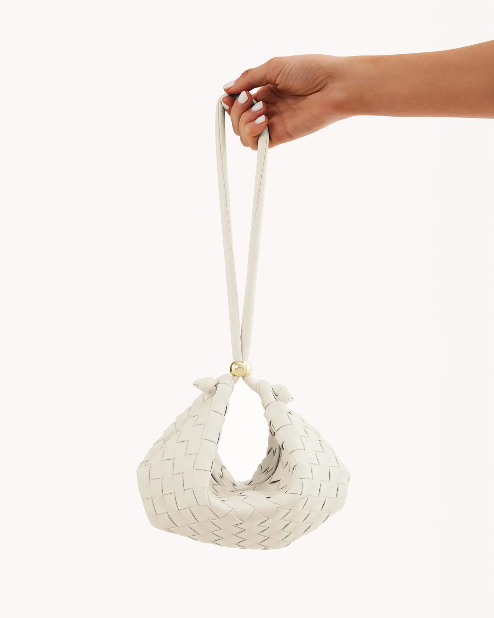 KACEY HANDLE BAG - BONE