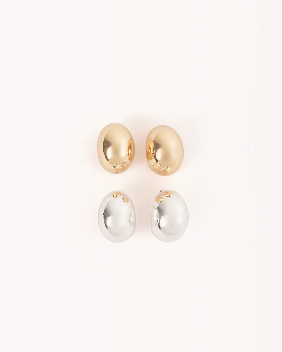 ELENA EARRINGS 2 PACK - GOLD PLATED 18K-STERLING SILVER