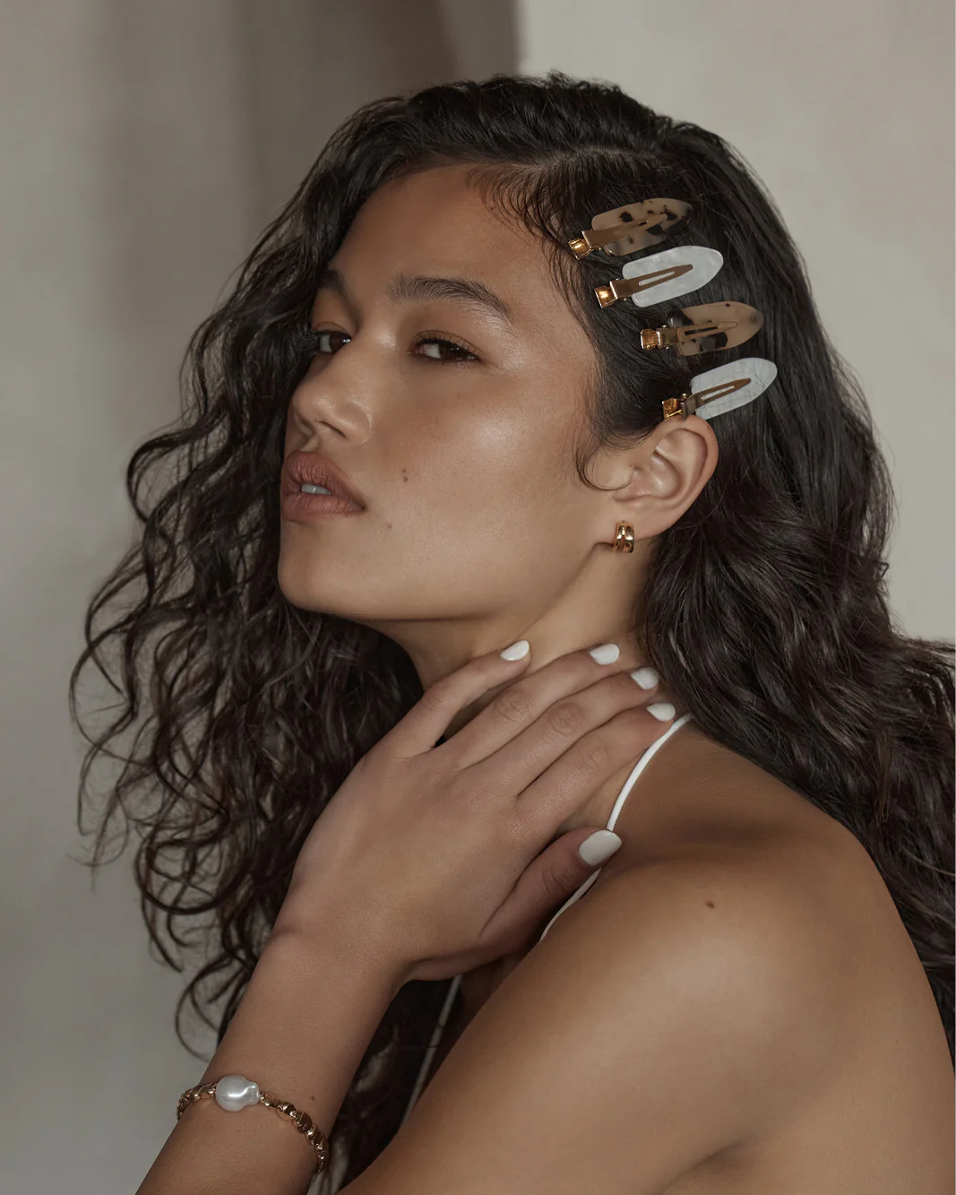 STYLING HAIR CLIPS - BLONDE TORT-PEARL