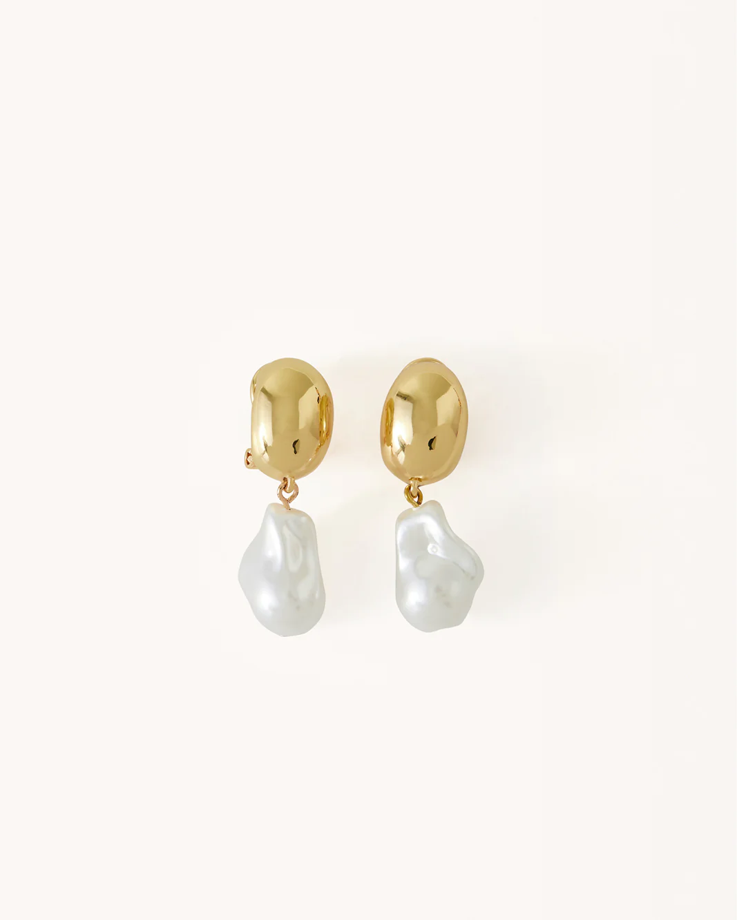 ELLE EARRING - GOLD-PEARL