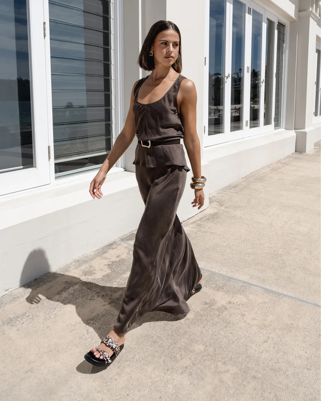 NOVIE - LEOPARD SATIN