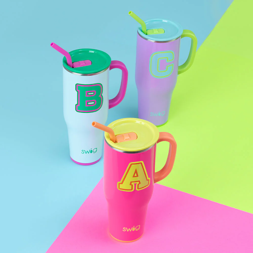 Prep Rally Initial S Mega Mug 40oz