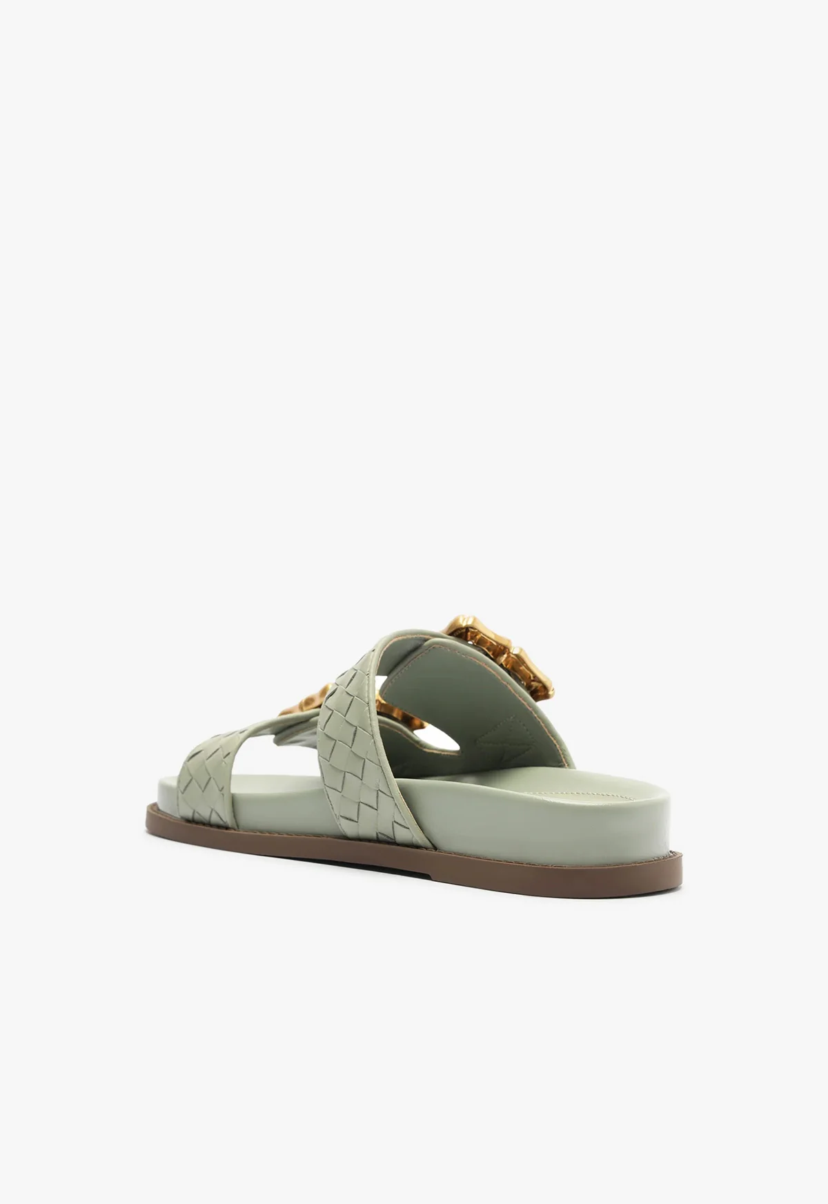Enola Sporty Woven Leather Sandal