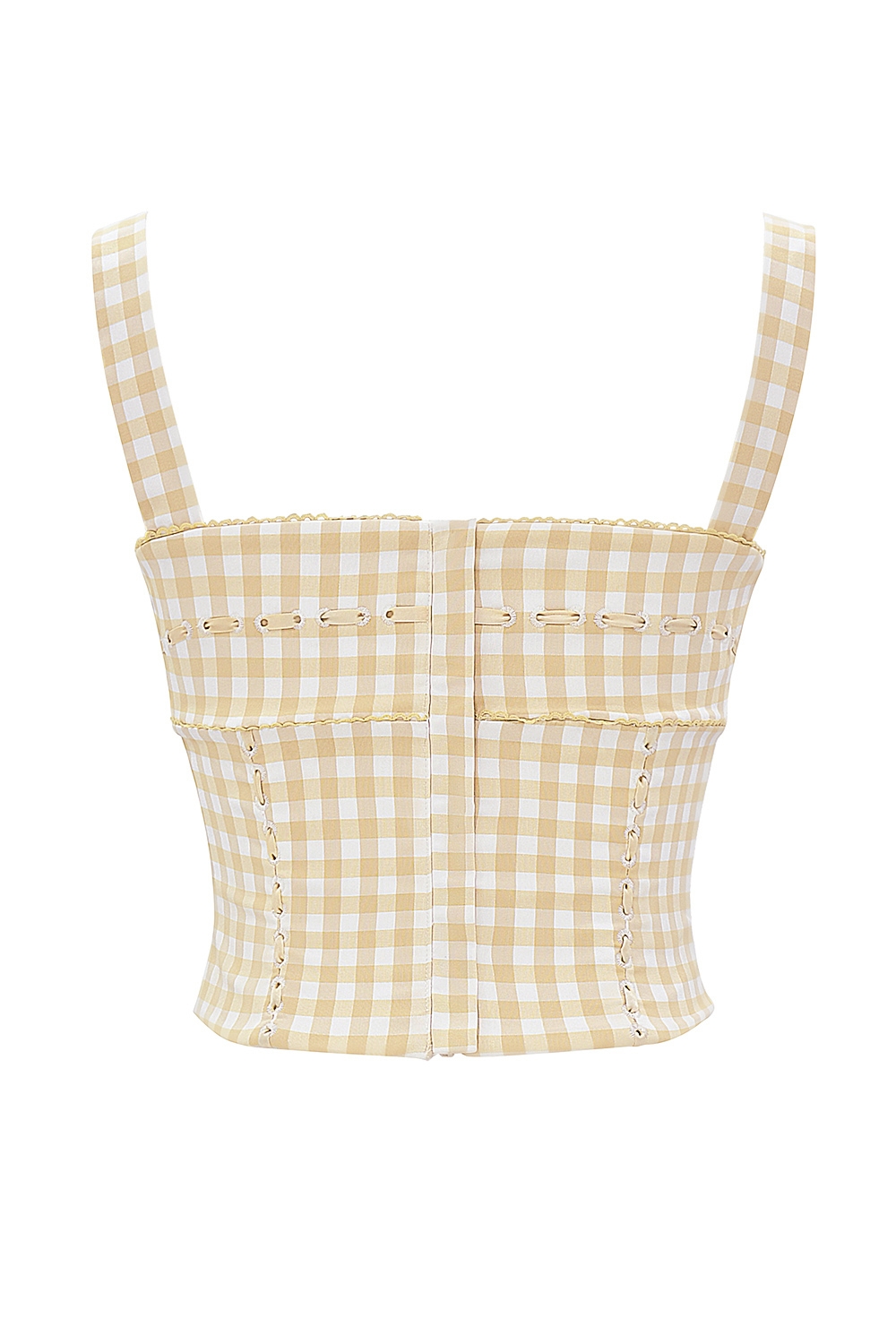 Gingerbread Gingham Corset