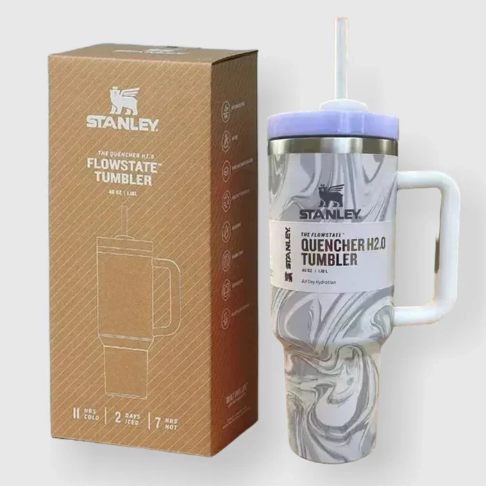 Stanley 30 oz. Quencher H2.0 FlowState Tumbler, Polar Swirl