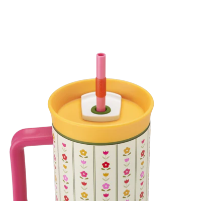 Owala 40oz Tumbler  Flower Crown