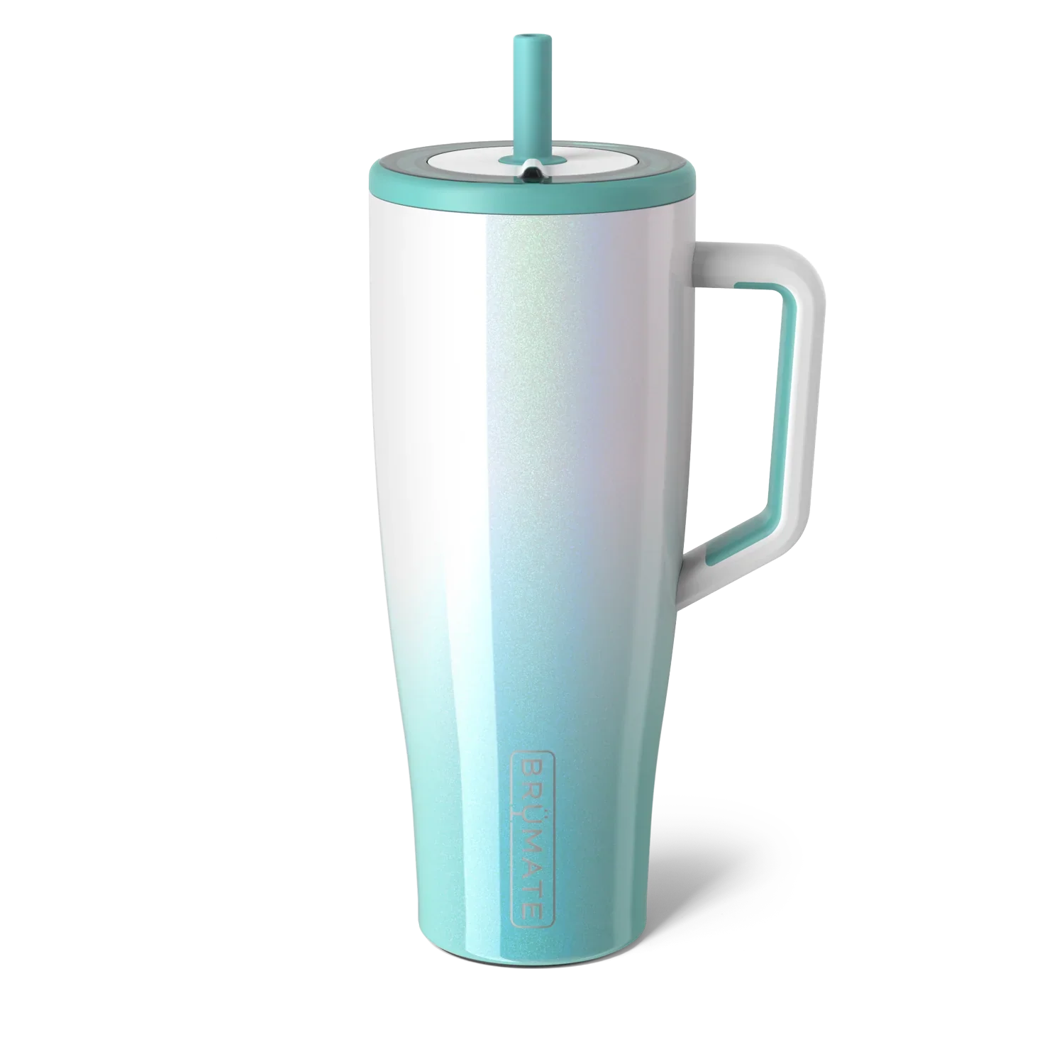 Brumate Era 40oz Glitter Aqua Ombre