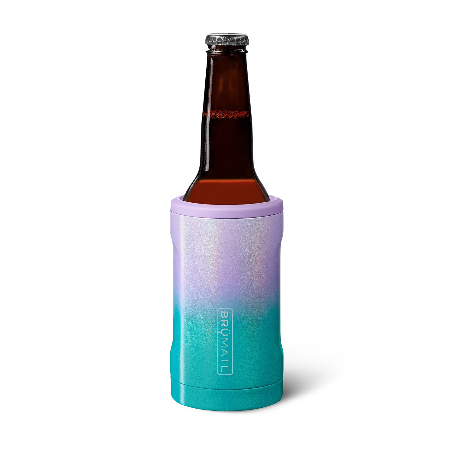 Brumate Hopsulator Bott'l Glitter Rainbow | 12oz Bottles