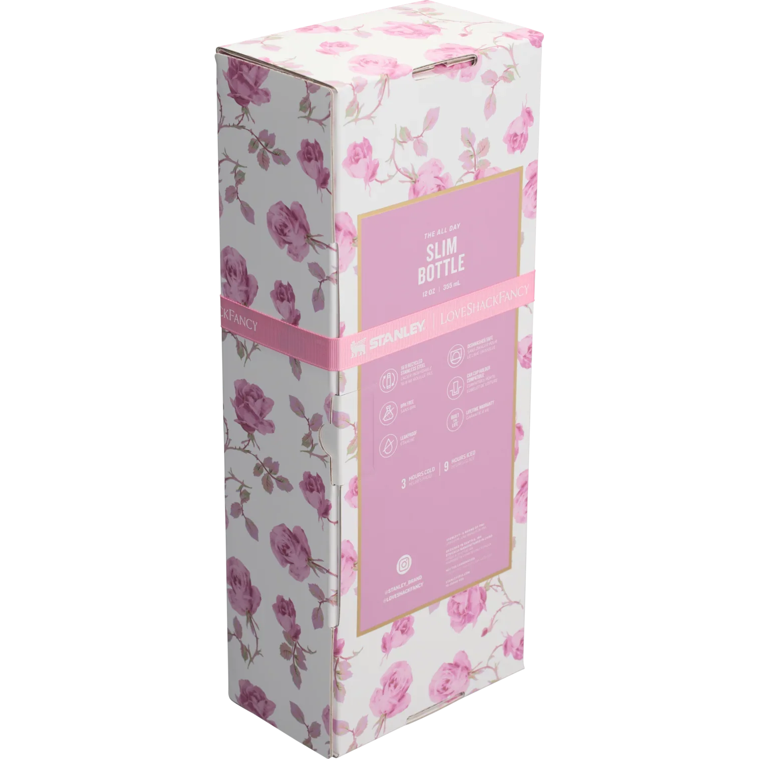 The Stanley x LoveShackFancy All Day Slim Bottle | 12 OZ