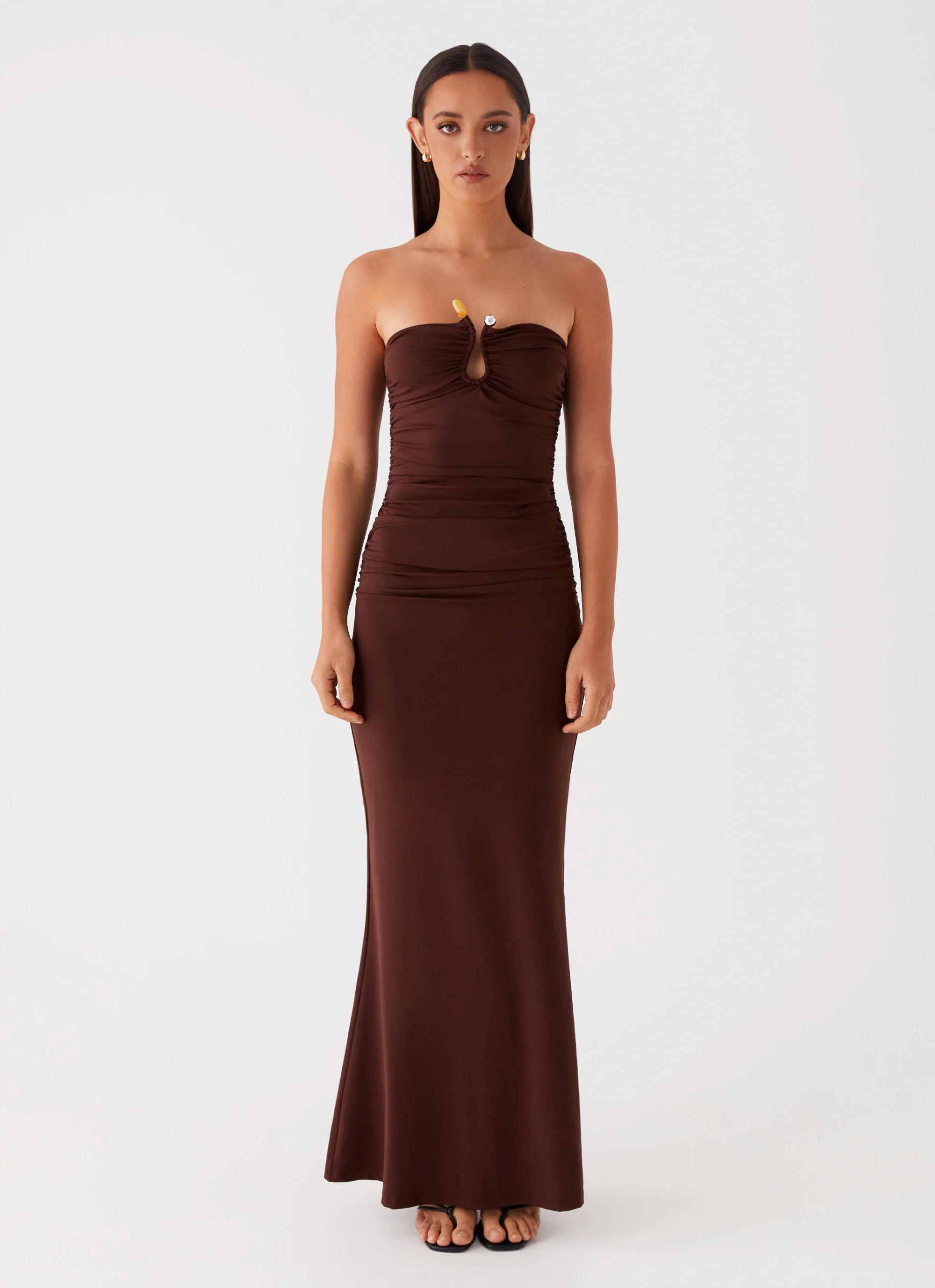 Rudy Maxi Dress - Brown