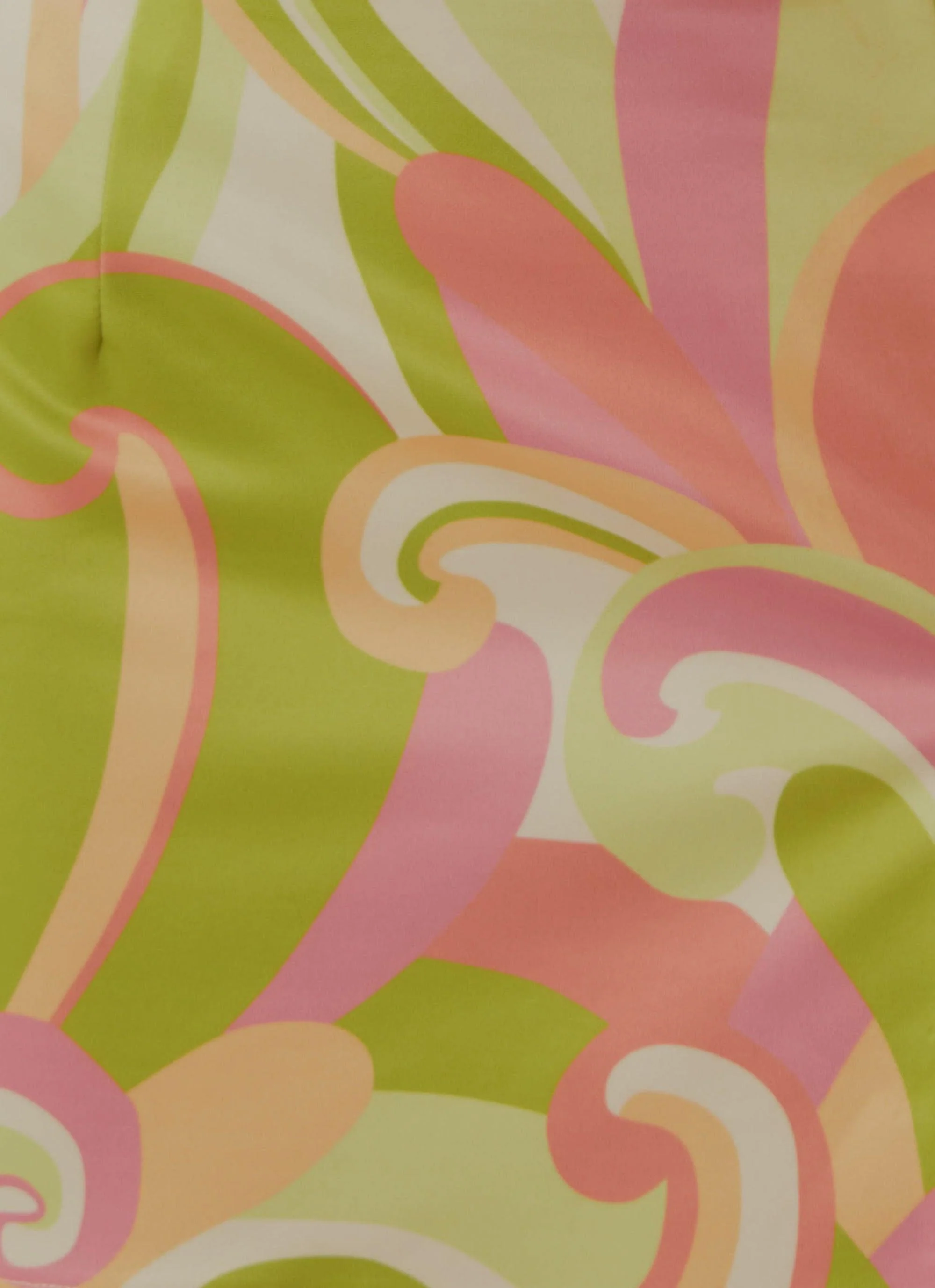 Living In The 90s Bustier Top - Retro Swirl