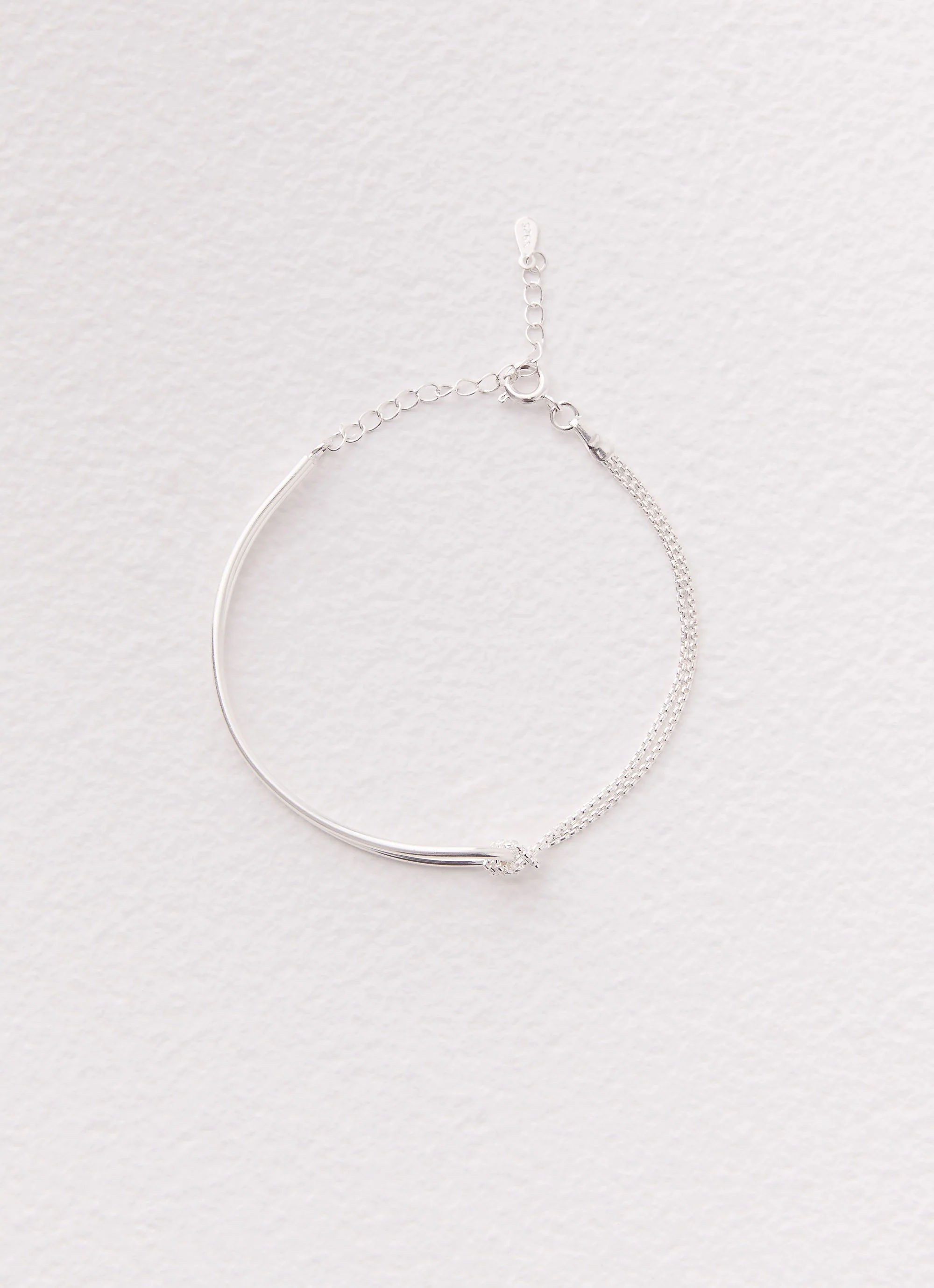 Love Knot Bracelet - Silver