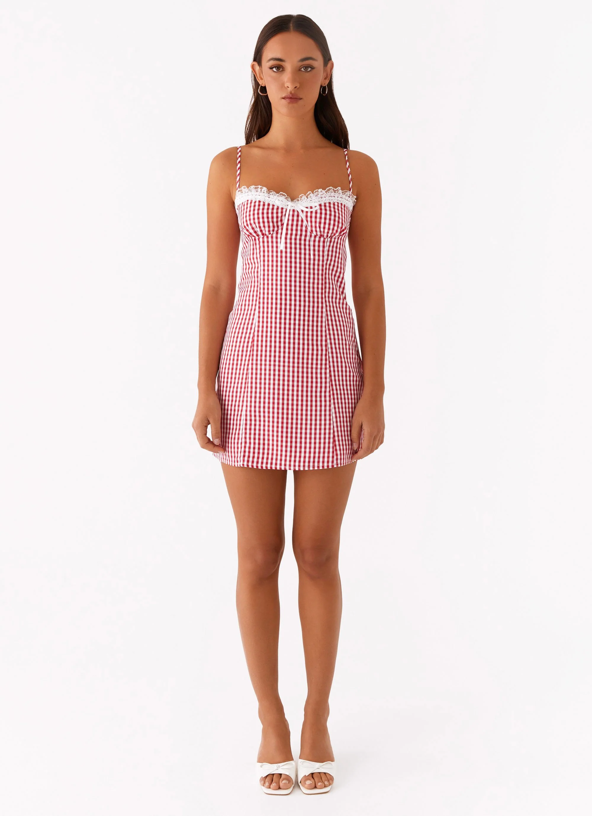 Bellissima Bustier Mini Dress - Red