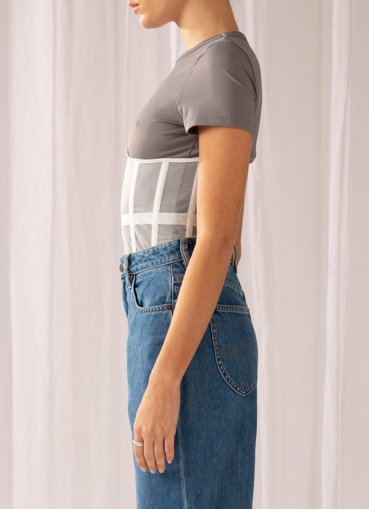 Higher Love bustier - White