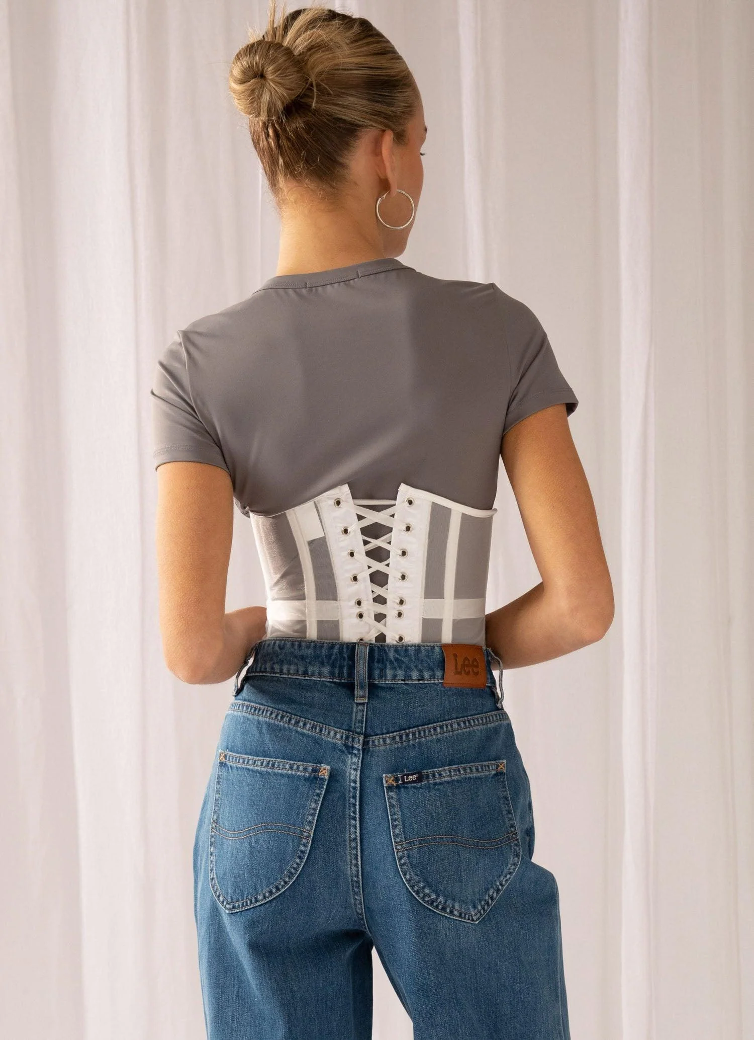 Higher Love bustier - White