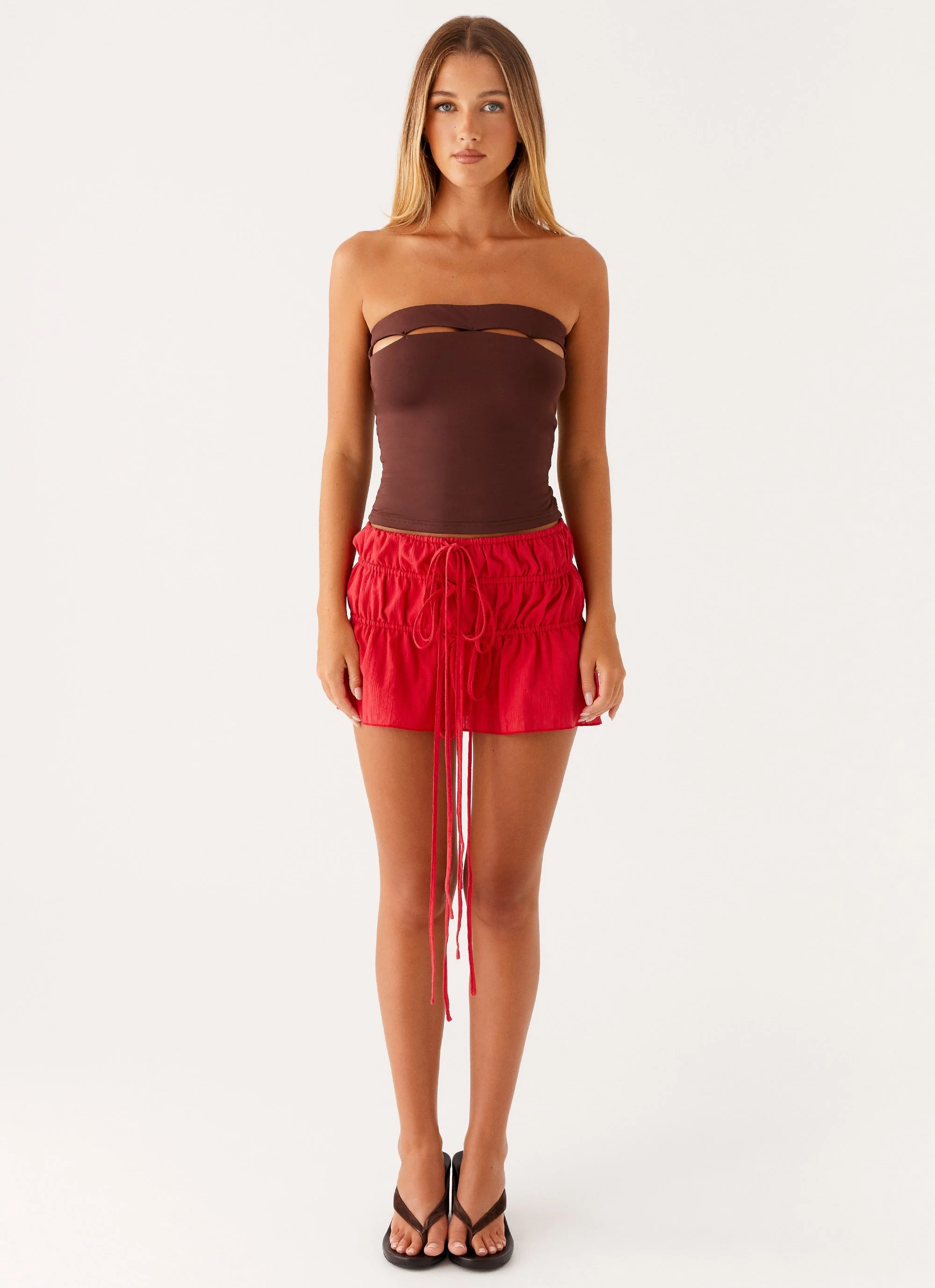 Fia Tube Top - Chocolate